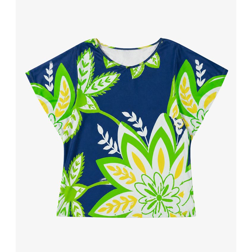 Blusa Feminina Infinita Cor Azul GG - imagem 3