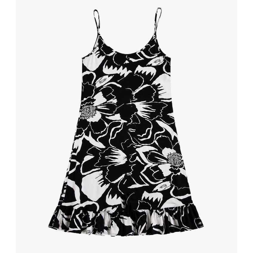 Vestido Feminino Estampado Select Preto GG - imagem 5