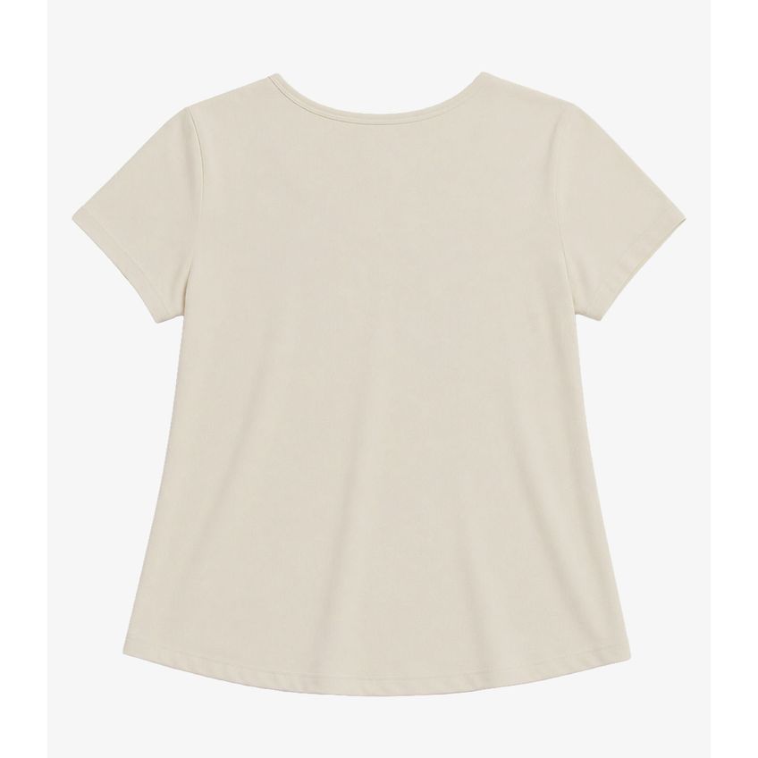 Blusa Feminina Básica Select Bege M - imagem 4
