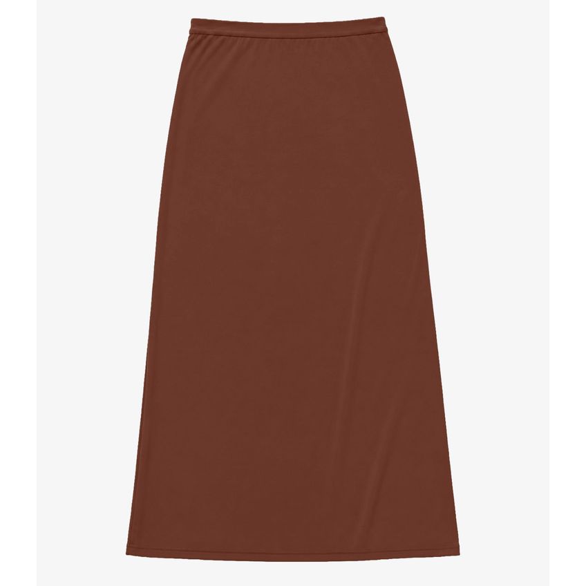 Saia Longa Feminina Select Marrom G - imagem 5