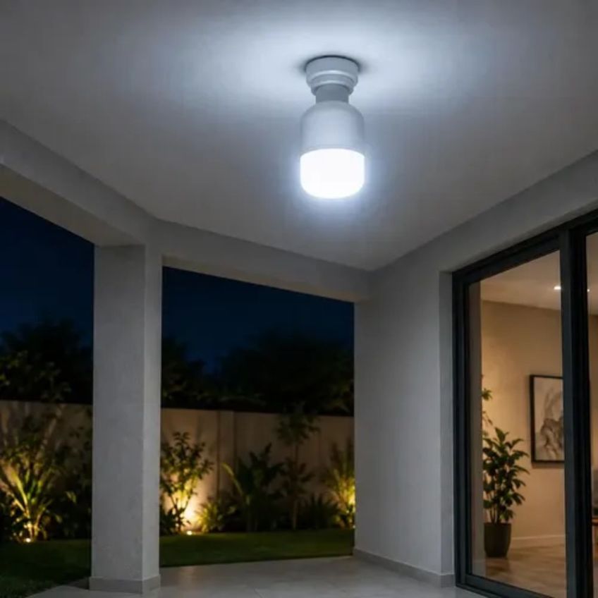 Lampada High Led Power 70w 6500k 4880 Lumens Luminatti Bivolt Luz Branca Fria Economica Padrao E27 Bulbo - imagem 5