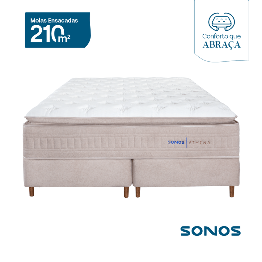 Colchão Athena Sonos Casal Premium 138x188x36 - imagem 5
