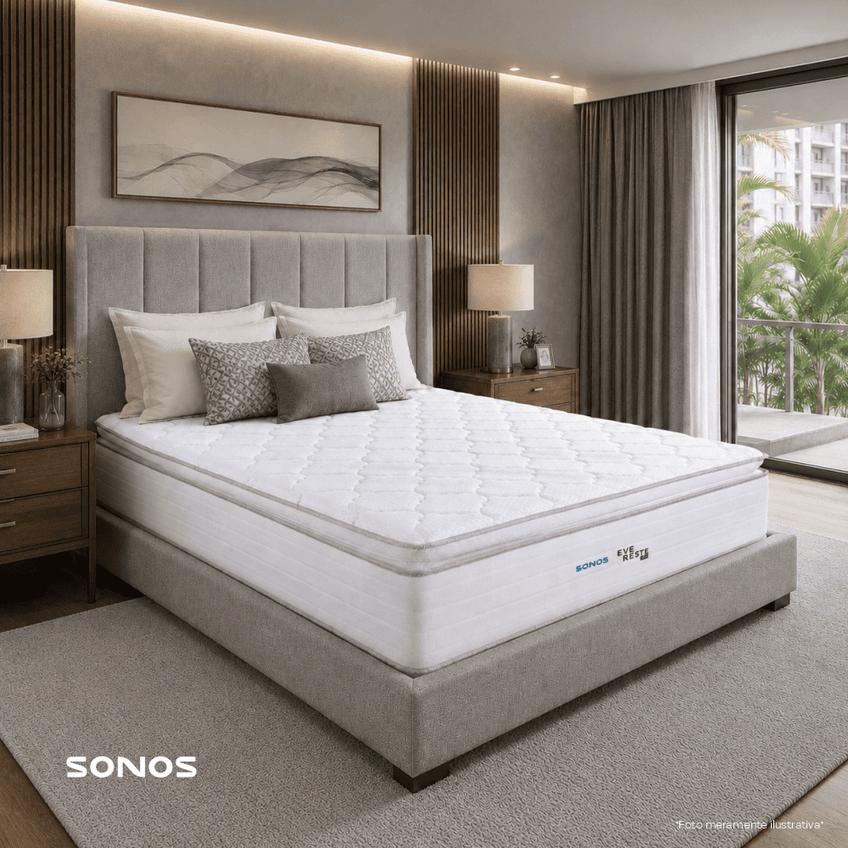 Colchão Evereste Ice Sonos Casal Molas Ensacadas 138x188x34 - imagem 3