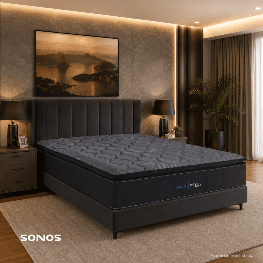 Colchão Sevilha Sonos Queen Molas Ensacadas D33 158x198x34 - imagem 3