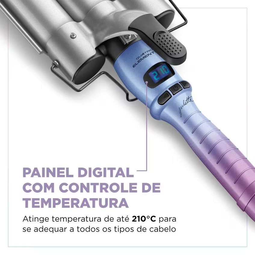 Modelador De Cachos Triondas MCT-JU-03 Revestimento Bivolt Mondial - imagem 3