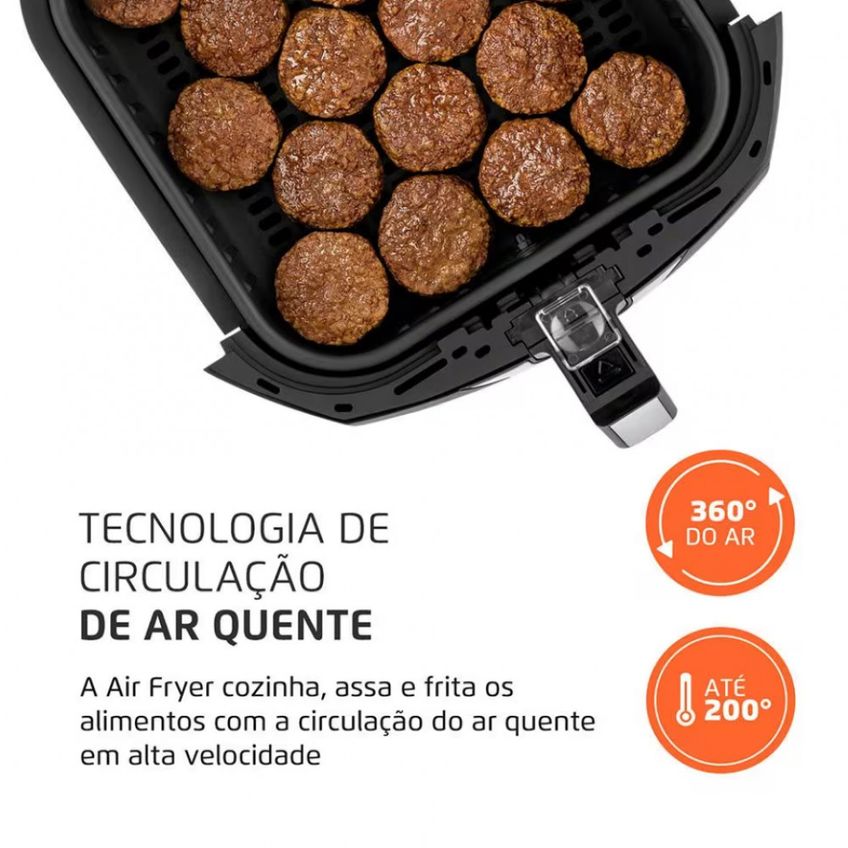Fritadeira Elétrica Sem Óleo Air Fryer AFN-60 6L Mondial - imagem 5
