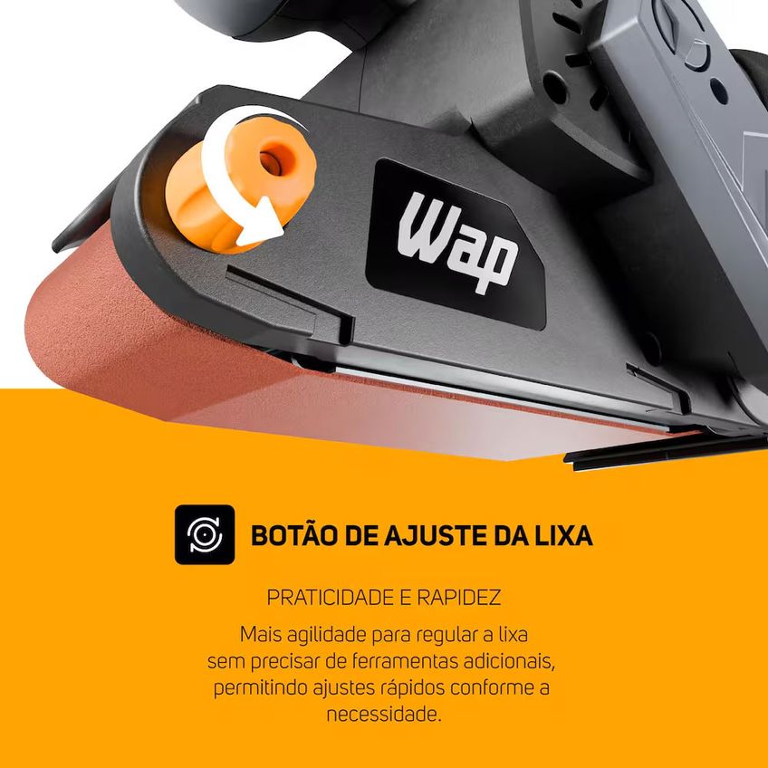 Lixadeira De Cinta WF LC01 Com Trava De Uso Contínuo WAP - imagem 3