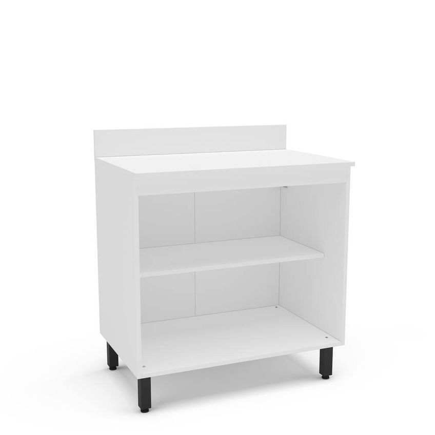 Balcão De Cozinha Amara 2 Portas Com Tampo UV Politorno Móveis - imagem 4