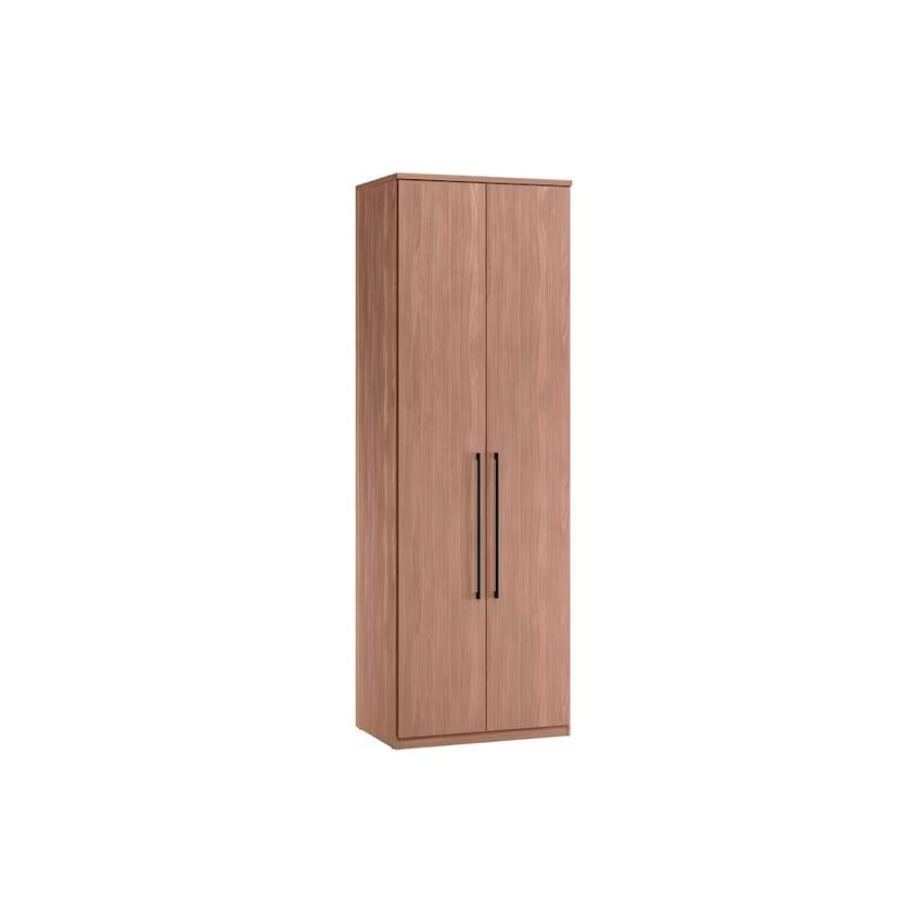 Dormitório Modulado Completo Santos Andirá Toledo Wood 100% MDF Com Portas Reflecta E LED - imagem 3