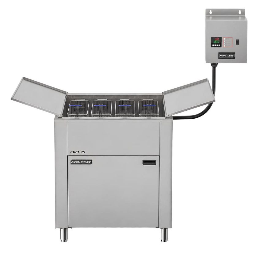 Fritador Elétrico Industrial Somente Óleo 75 Litros 18000w 380t Foei 75 Metalcubas 24890 - imagem 3