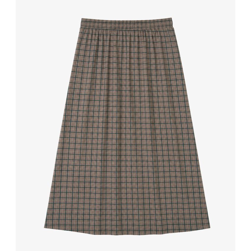 Saia Midi Plus Size Infinita Cor Marrom Plus G2 - imagem 5