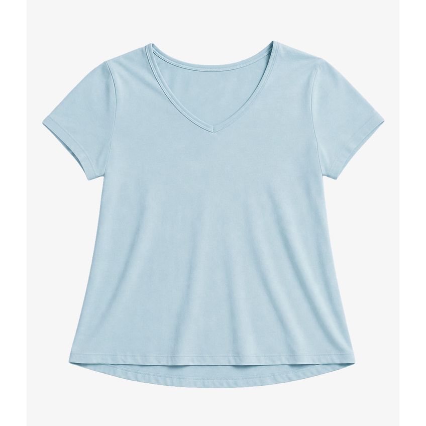 Blusa Feminina Básica Select Azul M - imagem 4