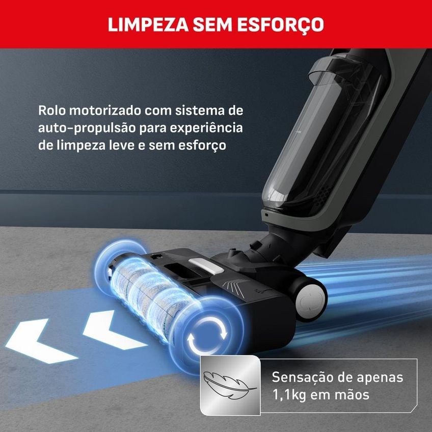 Aspirador E Limpadora De Pisos Sem Fio Arno X-clean 4 Lxc4 Bivolt - imagem 4