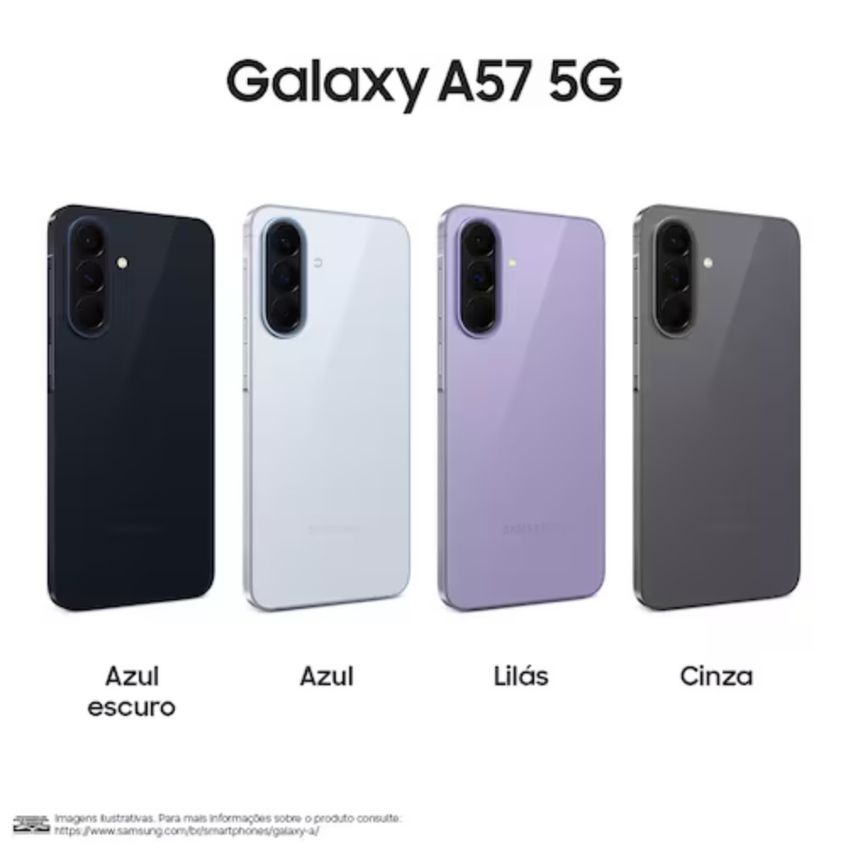 Smartphone Galaxy A57 5G 6.7 256GB + Galaxy Fit 3 Samsung - imagem 3