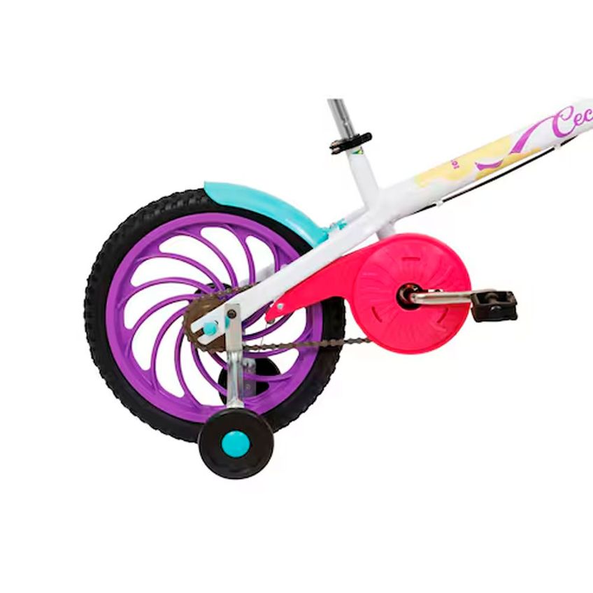 Bicicleta Infantil Ceci Aro 16 Com Rodinhas Laterais E Cesta Caloi - imagem 3