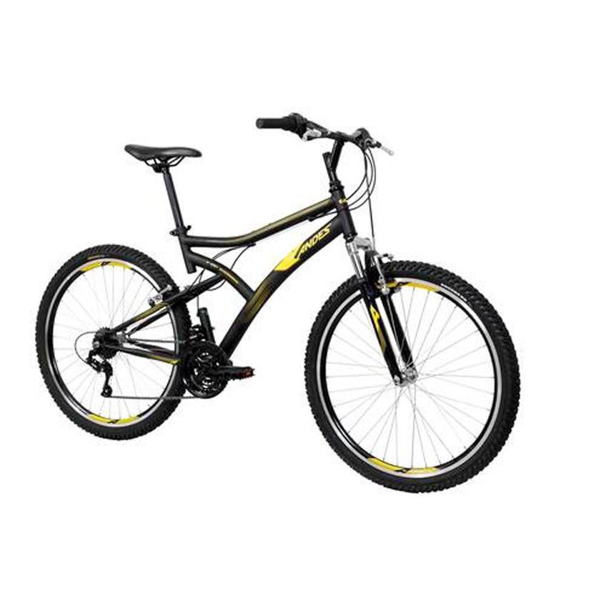 Bicicleta Aro 26 Andes 21 Marchas Quadro Em Aço Freio V-brake Caloi - imagem 5
