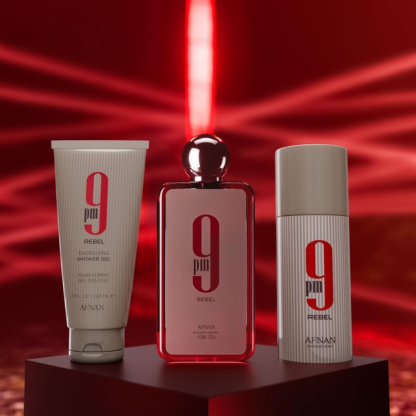 Kit Presente Perfume Afnan 9 Pm Rebel 100ml Edp 150ml - imagem 4