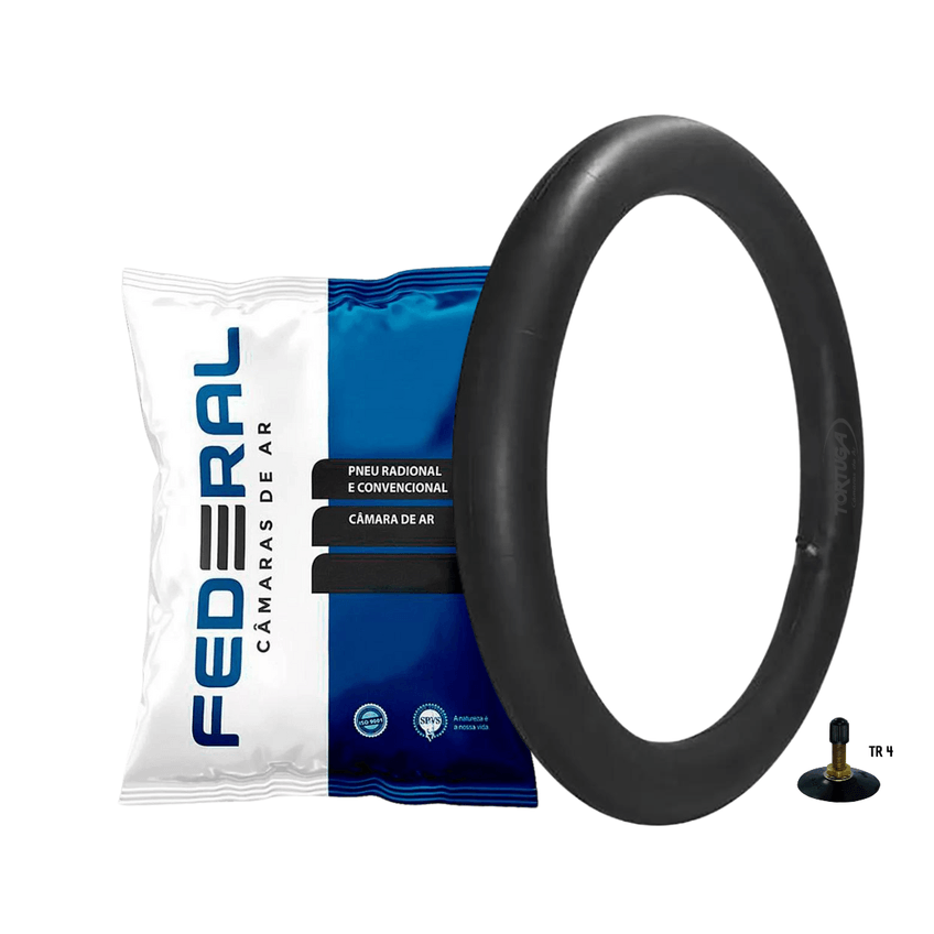 Kit 10 Câmara De Ar Federal Aro 17 Tr4 Biz Shineray Pop - imagem 4