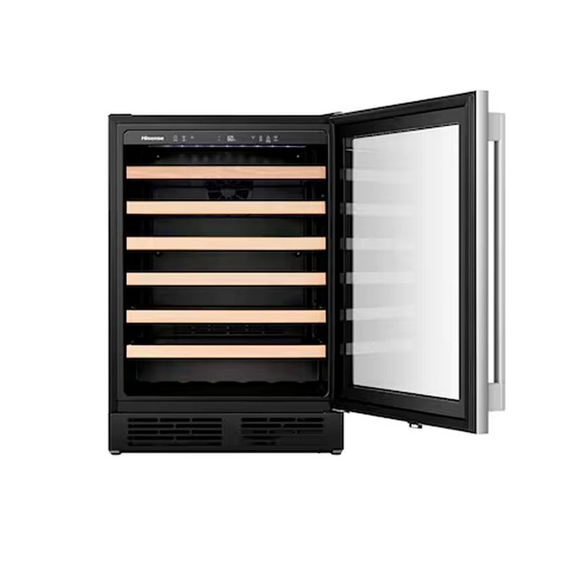 Adega Climatizada Hisense Wine Cooler HWL-54W1ANQRI 54 Garrafas Porta de Vidro - imagem 3