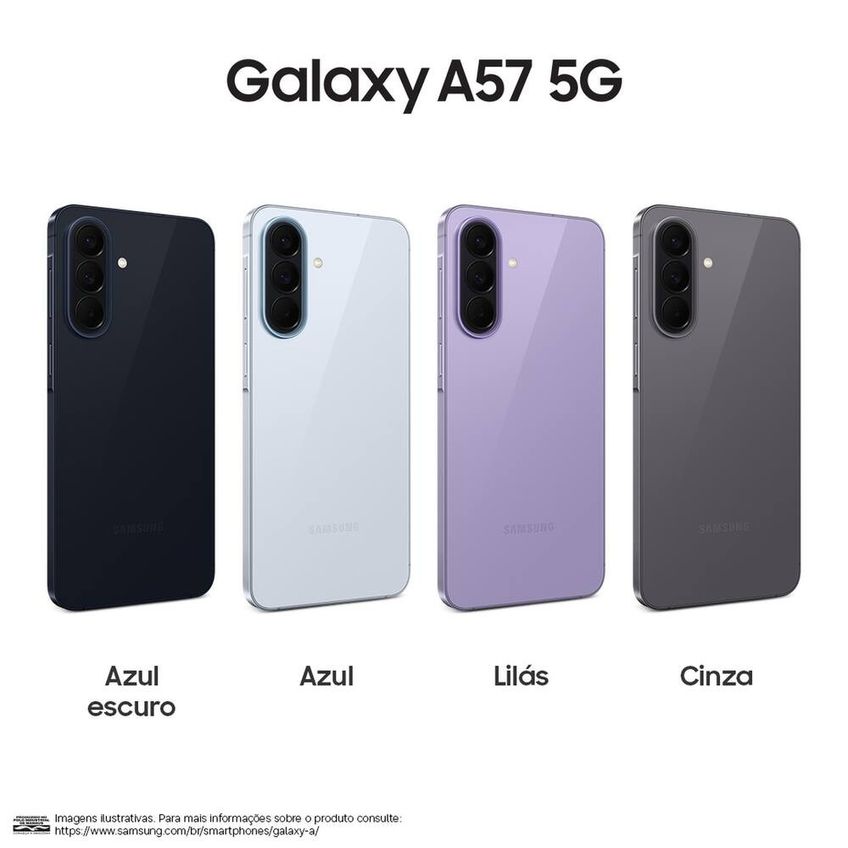 Smartphone Samsung Galaxy A57 5G Tela 6.7 128GB + Galaxy Fit 3 - imagem 3