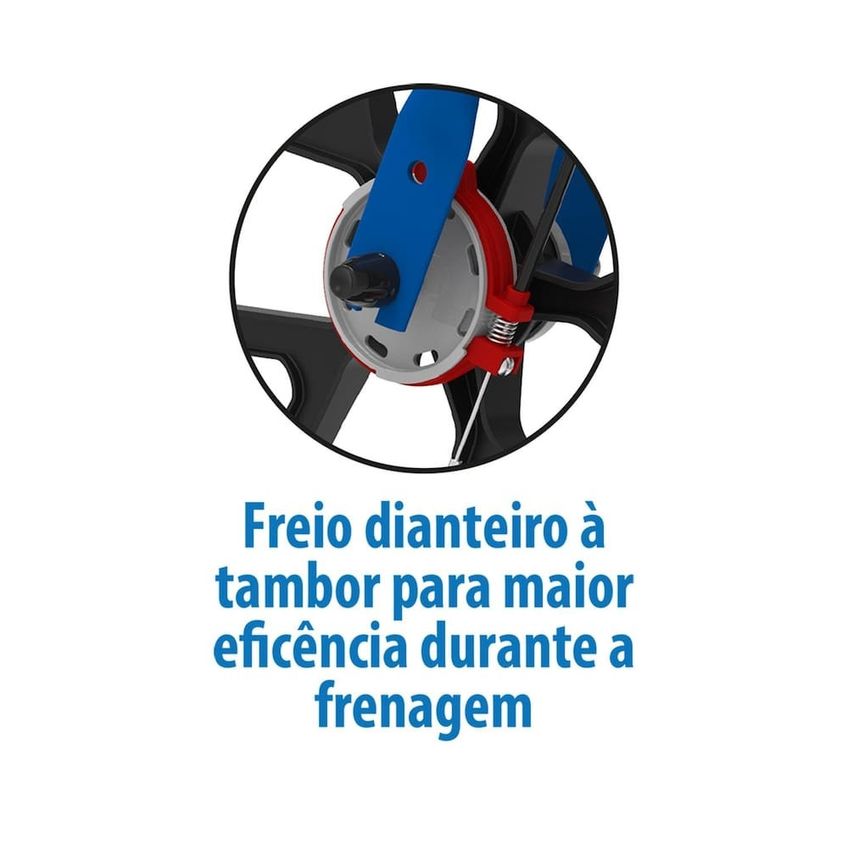 Bicicleta Infantil Bandeirantes Power Game Aro 14 Com Rodinhas Freio Tambor Quadro Em Aço - imagem 4