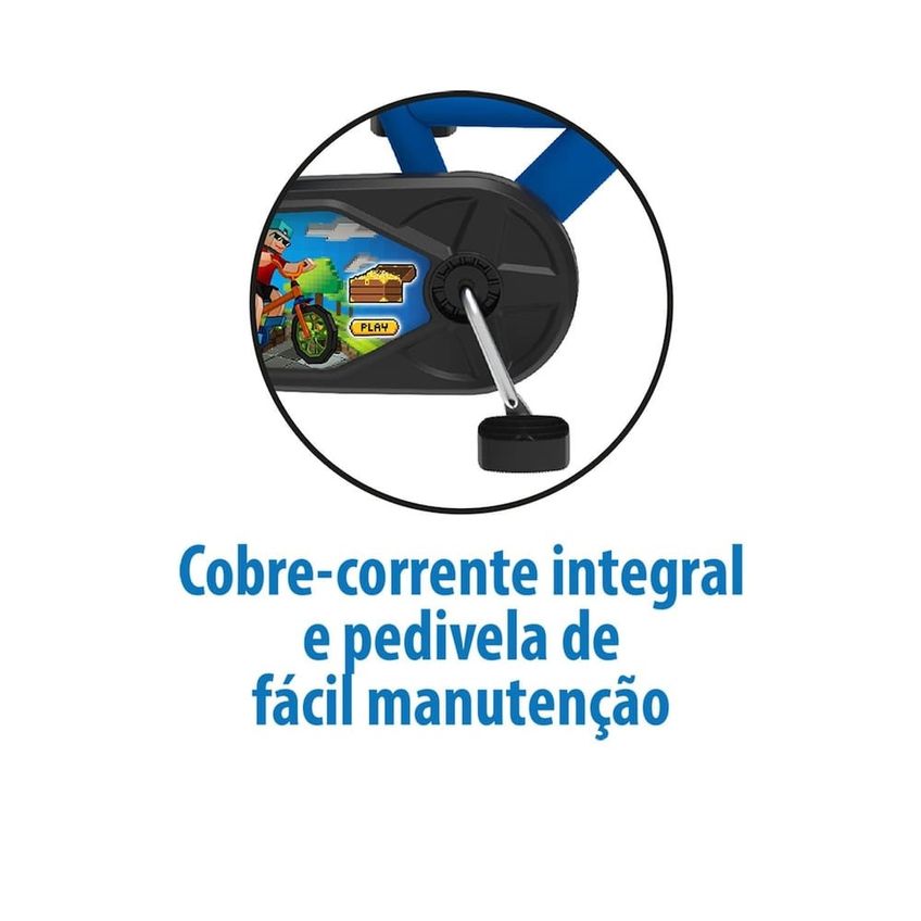 Bicicleta Infantil Bandeirantes Power Game Aro 14 Com Rodinhas Freio Tambor Quadro Em Aço - imagem 5