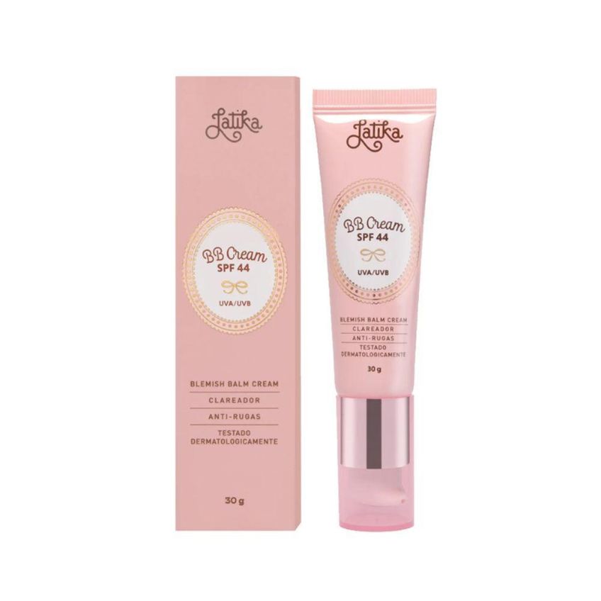 BB Cream BB Cream Claro Multifuncional Com FPS 44 30ml Latika - imagem 3
