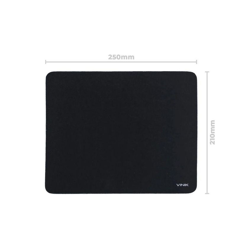 Mouse Pad Corp Com Acabamento Em Tecido Base Emborrachada Preto Vinik - imagem 3