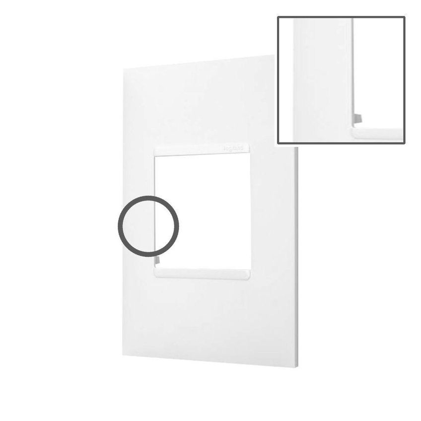 Placa Para Interruptores E Tomadas 618502bc 2 Postos Pial Plus+ Branco - imagem 4