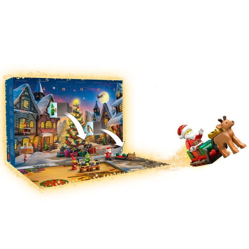 Calendário Do Advento 60510 Com 24 Surpresas E Tapete De Brincar Lego - imagem 5