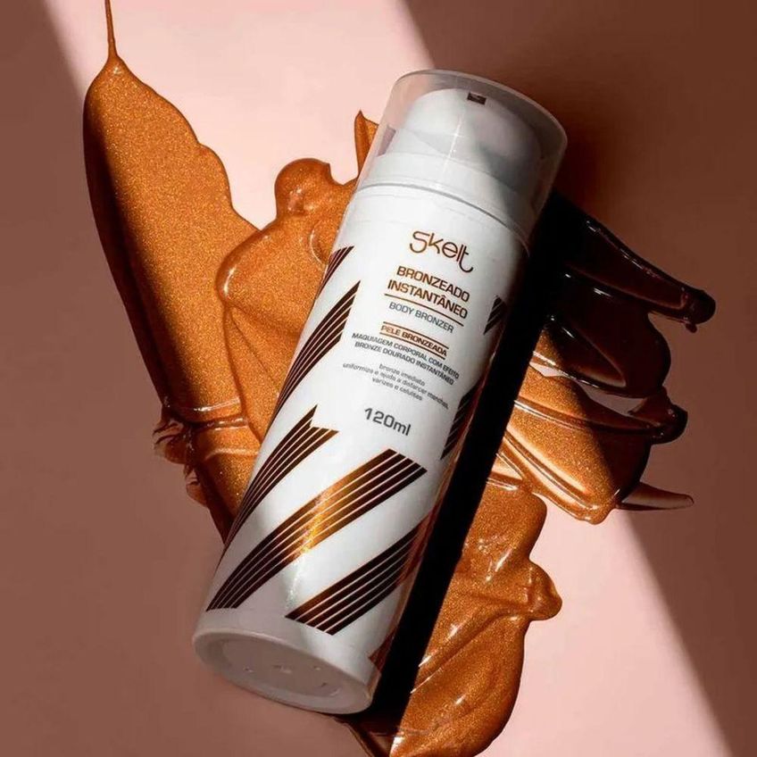 Bronzeado Instantâneo Red Carpet Glow Com Cor Instantânea 120ml Skelt - imagem 3