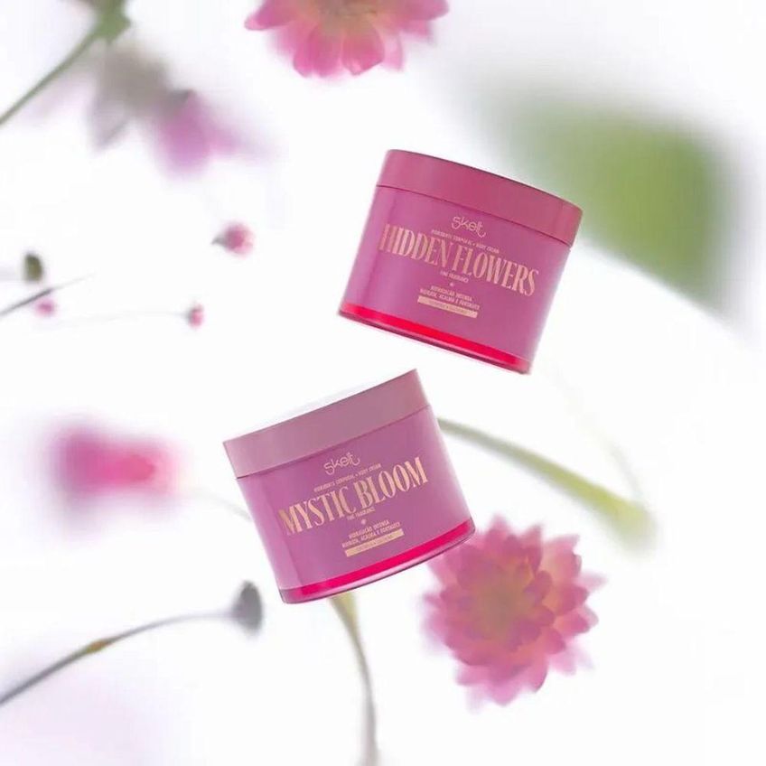 Hidratante Corporal Hidden Flowers Fragrância Floral 200g Skelt - imagem 5