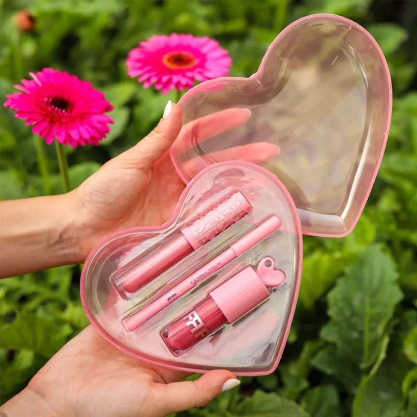 Kit Gloss Lápis Labial Love Com Acabamento Luminoso 3,3g 5g 1,4g Franciny Ehlke - imagem 3