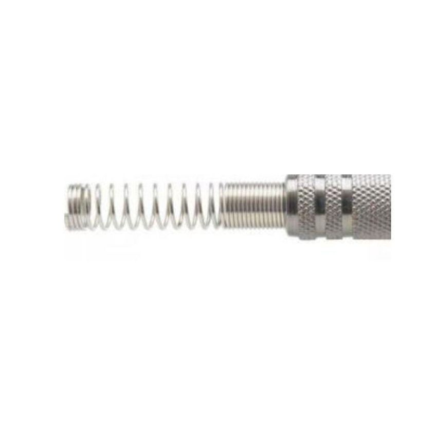 Plug P10 Mono Metal Niquelado Com Mola Storm - imagem 2