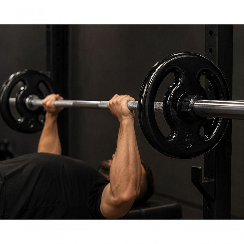Anilha Revestida 5kg Com Revestimento Em PVC Iniciativa Fitness - imagem 4