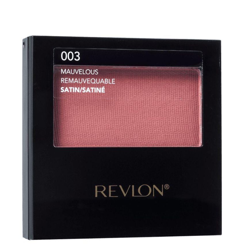 Blush Powder Mauvelous 003 Cor Intensa E Duradoura Fórmula Leve E Microfina Roxo Revlon - imagem 3