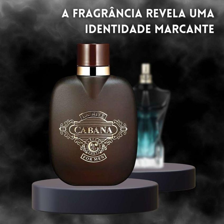 Perfume La Rive Cabana Masculino Eau De Toilette Amadeirado Aromático 90ml - imagem 3