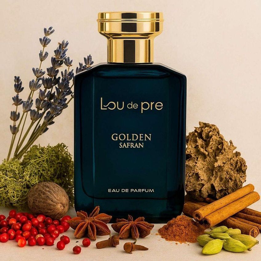 Perfume Masculino Lou De Pre Golden Safran Eau De Parfum 90ml La Rive - imagem 3