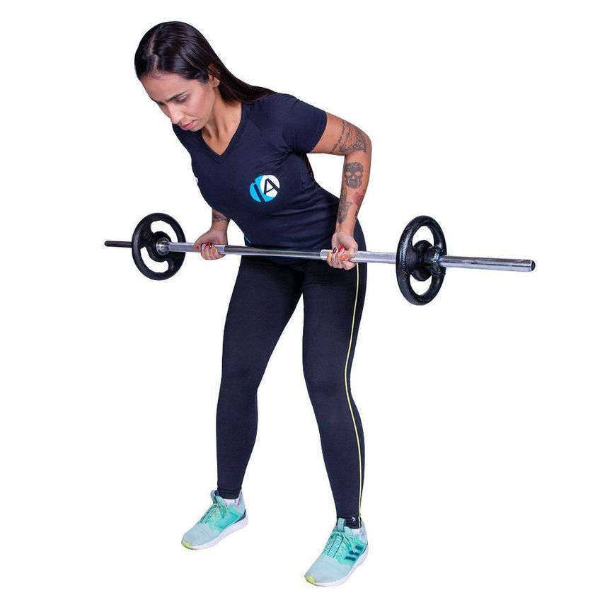 Anilha Pintada 2kg Resistente Com Pintura Preta Iniciativa Fitness 2kg - imagem 4