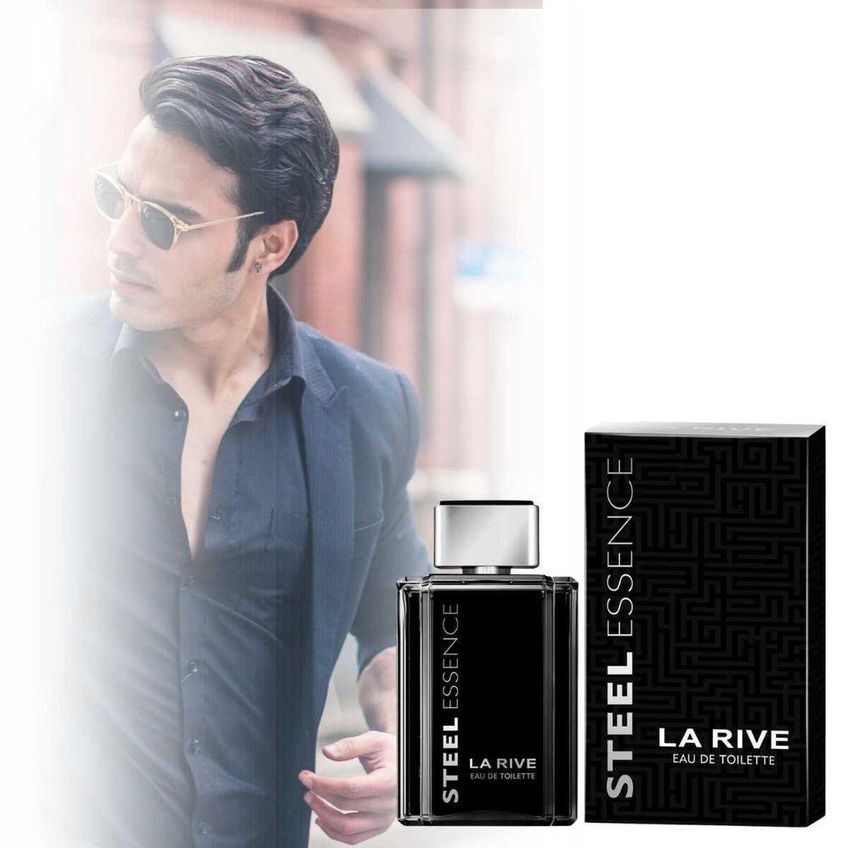 Perfume Steel Essence Masculino Eau De Toilette Fougère Amadeirado 100ml - imagem 4