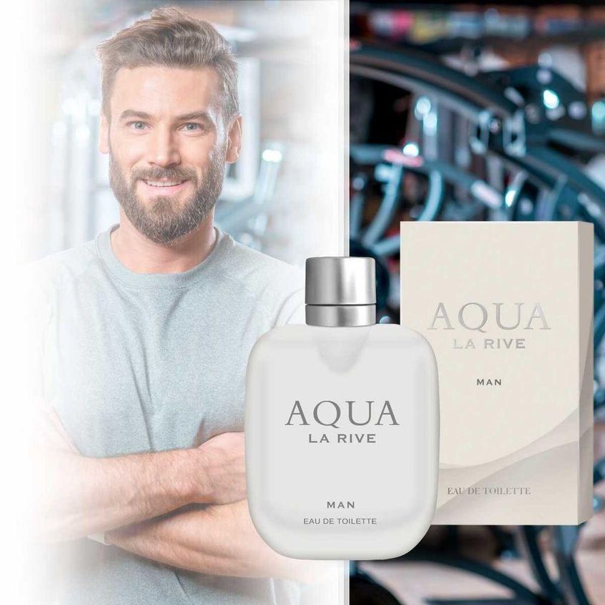 Perfume Aqua Masculino Eau De Toilette Aromático Aquático 90ml - imagem 3