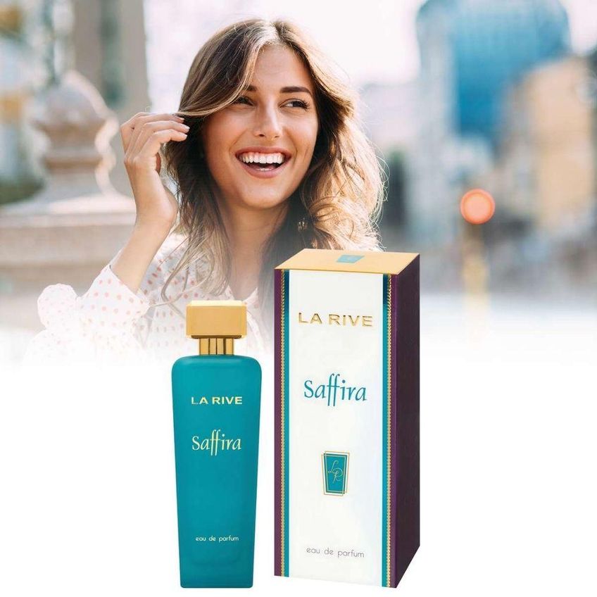 Perfume Saffira Feminino Eau De Parfum Floral Âmbar 90ml - imagem 3