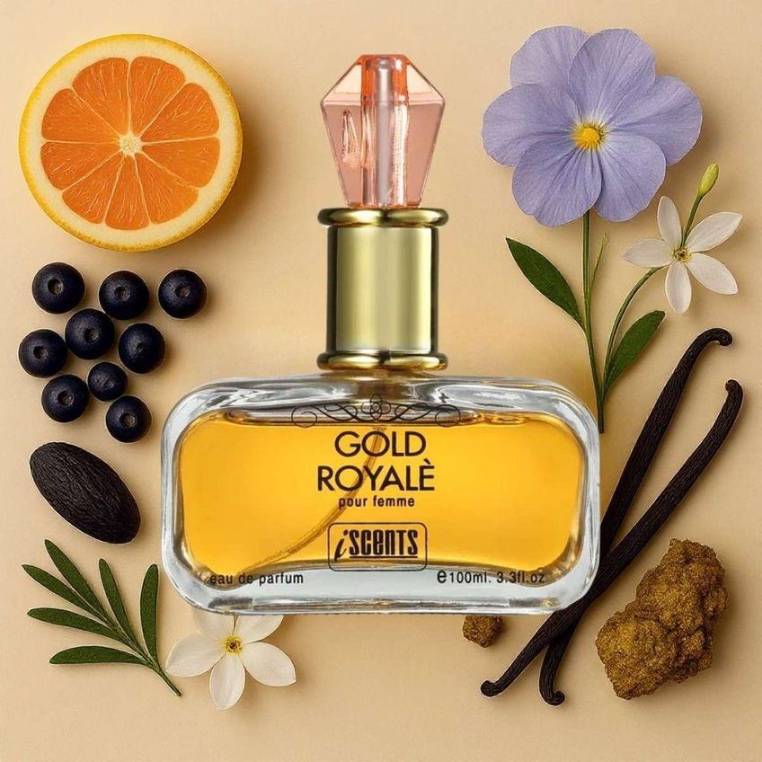 Perfume I Scents Gold Royale Feminino Eau De Parfum 100ml - imagem 4