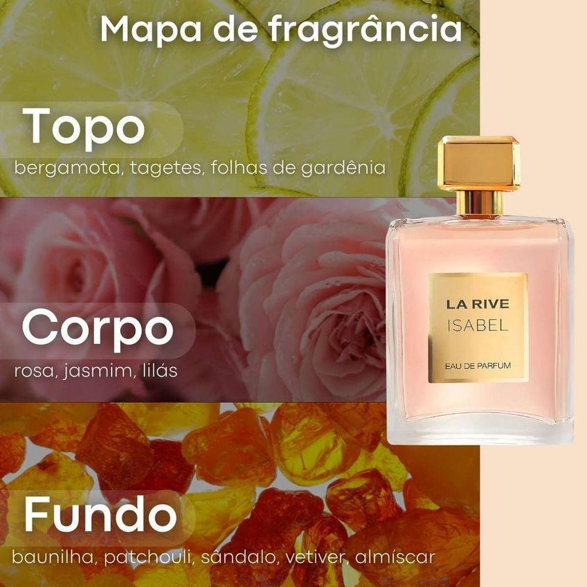 Perfume La Rive Isabel Feminino Eau De Parfum Floral Oriental 100ml - imagem 5