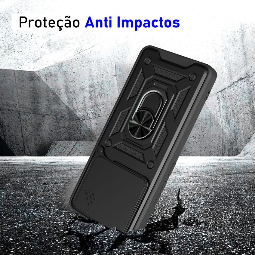 Capa Militar P/ Xiaomi 17 Normal Capinha Case Protetora Anti Impacto Queda Armadura Resistente - imagem 3
