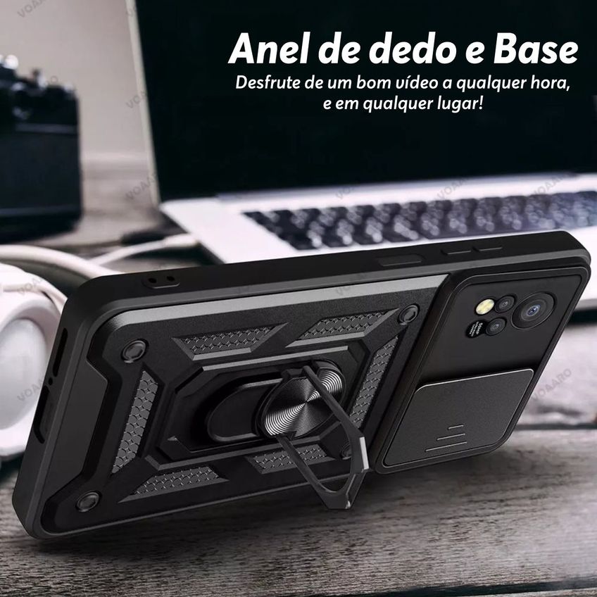 Capa Militar P/ Infinix Hot 11s Capinha Case Protetora Anti Impacto Queda Armadura Resistente - imagem 4