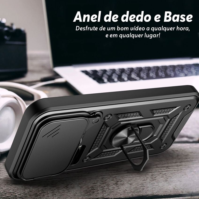 Capa Militar P/ Xiaomi 17 Pro Max Capinha Case Protetora Anti Impacto Queda Armadura Resistente - imagem 4
