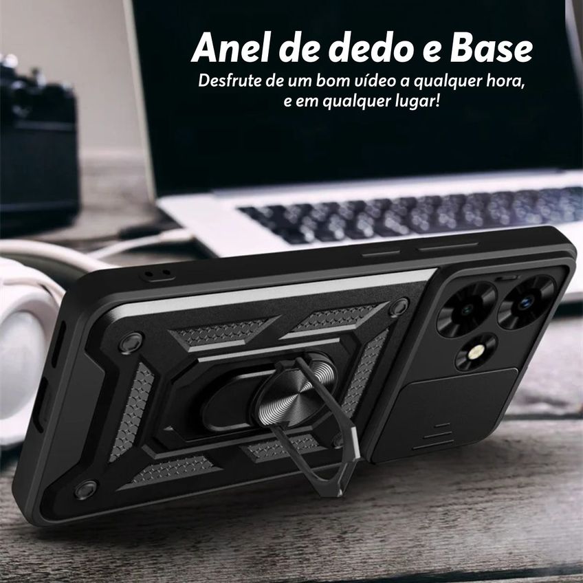 Capa Militar Para Infinix Hot 30 Capinha Case Protetora Anti Impacto Queda Armadura Resistente - imagem 4