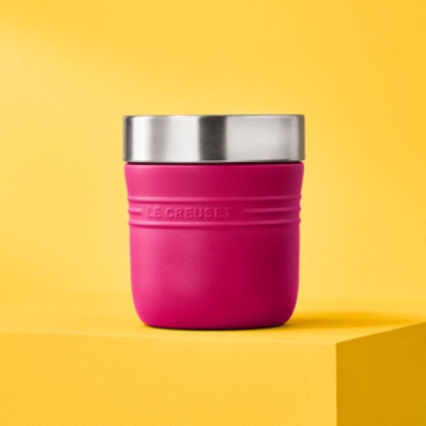 Pote Térmico Le Creuset On The Go 500ml Em Aço Inox Berry 41068124390001 - imagem 3