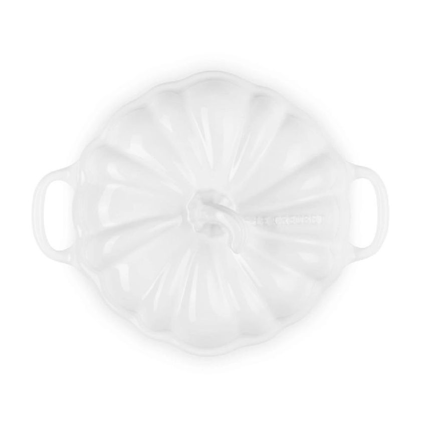 Mini Cocotte Abobora Le Creuset 350ml/10cm Em Cerâmica Branco 81814350100003 - imagem 3